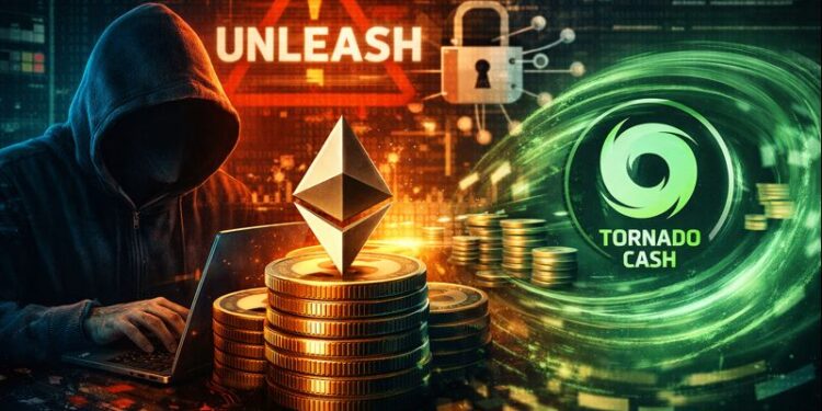 Unleash Protocol Hacker Moves Stolen Funds Through Tornado Cash