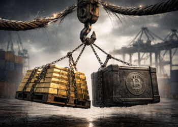 Bitcoin is Struggling Amidst Gold’s Record Breakout, but a “Power Law” Slip Suggests a $324k Price Recovery