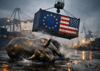 Bitcoin Struggles Amid EU-US Tariff Pressures While Gold Shines