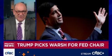 Trump Nominates Kevin Warsh for Federal Reserve Chair to Succeed Jerome Powell