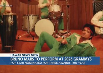 Bruno Mars to Perform at the 2026 Grammy Awards