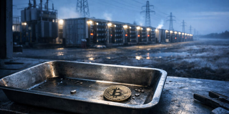 Bitcoin Miner Fees Approach Zero as Mining Costs Near $80,000 with Difficulty Set to Decrease by 5%