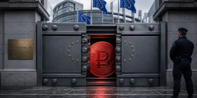 EU Sanctions Russian Crypto Usage for the 20th Time, Adding Bans on Digital Rubles and Users of Russian Crypto Services
