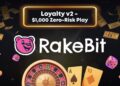 Rakebit Upgrades Rewards Program to 50 Levels Offers Full Rakeback on First $1,000 Wagered