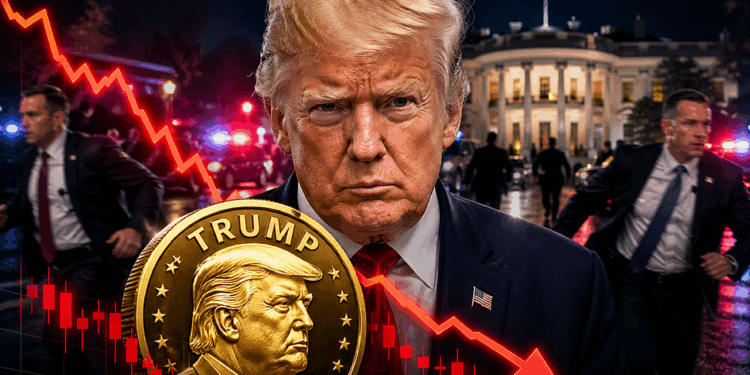 Trump Loses $100M as Memecoin Market Cap Plummets After White House Shooting Incident