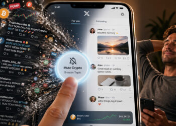 Crypto is the most “muted” term on X as public splits between believers and avoiders