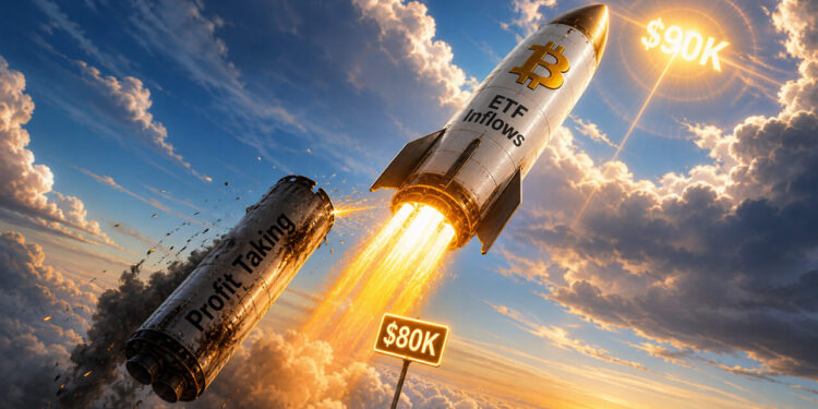 Bitcoin Sellers Cash In Above $80,000, Yet ETF Demand Sustains $90,000 Rally Aspirations