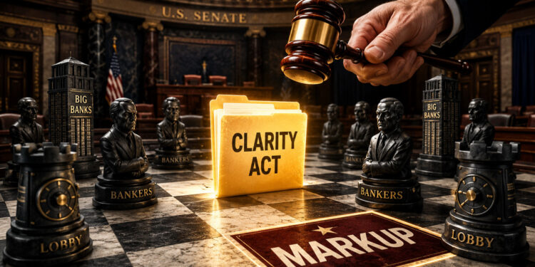 Banking Lobby Attempts to Hinder Progress of Clarity Act’s Stablecoin Provisions as Markup Scheduled for Next Week