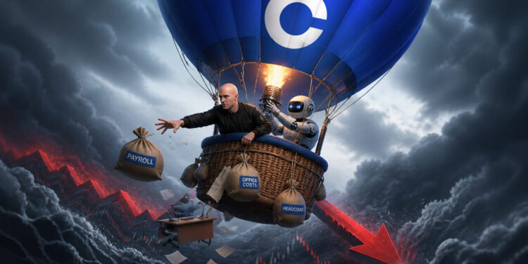 Coinbase Reduces Workforce by 14% as Armstrong Links Cost Restructuring to AI and Market Fluctuations